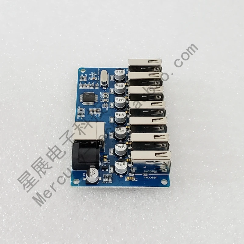 Разветвитель USBHUB 1-7 портов usb-хаб семь портов USB разветвитель модуль с блоком питания USB2.0 расширение