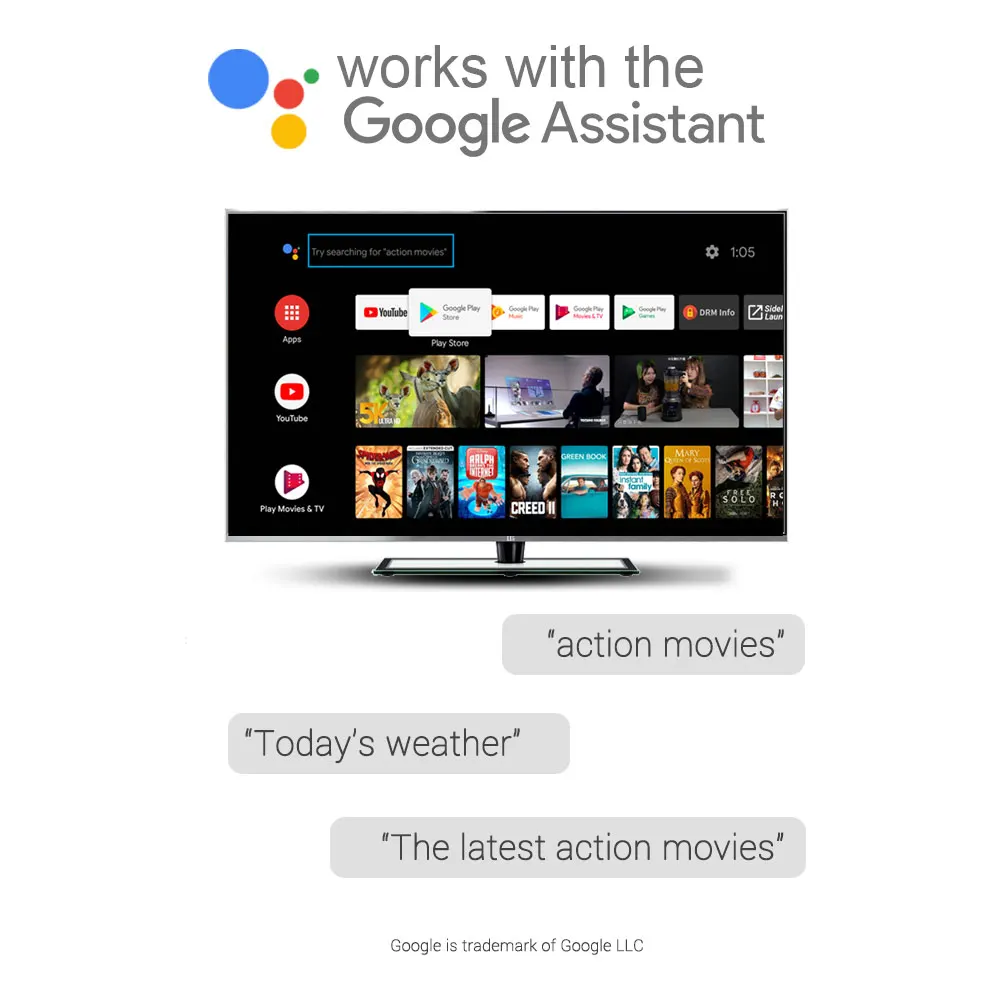 KM3 3D ТВ приставка Android tv Google сертифицированная 9 0 4GB 128GB Amlogic 4K двойная Wifi