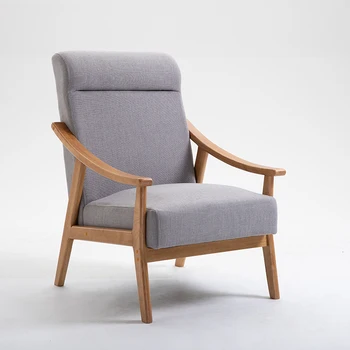 Solid Wood Sofa Armchair  1