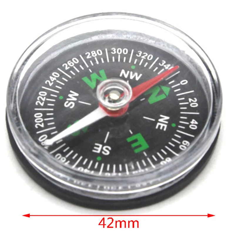 North Navigation Plastic Button Compass Portable Guider Outdoor Hiking Tool HOT 