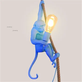 

Nordic Monkey Lamp LED Light Chandeliers Ceiling Chandelier In the Living Room Chandelier Lighting LED Lights Decoration Bedroom