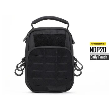 

NITECORE NDP20 Daily Pouch 1000D Nylon Fabric Lightweight Multi-purpose Tools Pack Short trip Waist Bag Chest Bag