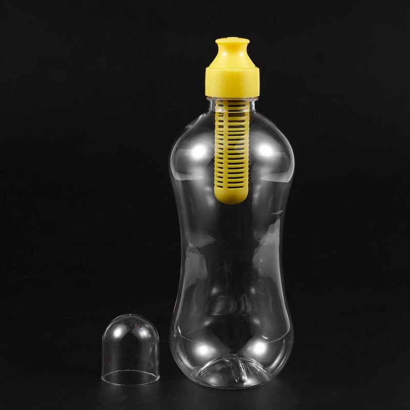550 мл открытый водный Bobble гидратационный фильтр Бутылка фильтрованная питьевая, желтая