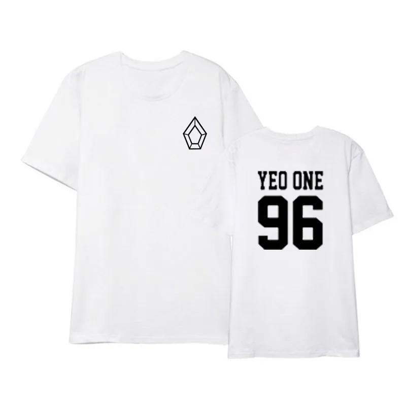 White-YEOONE Kpop Пентагон альбом рубашки хип хоп Повседневная Свободная одежда футболка Топы с короткими рукавами футболка DX1099 - Цвет: White-YEOONE
