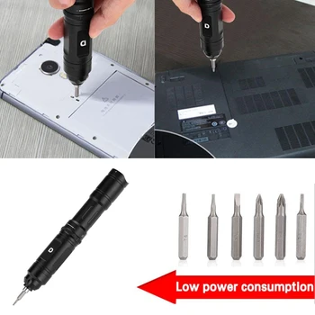 

Electric Screwdriver Mini Aviation Aluminium X1 Repair Tool Low Noise High Torque Home Appliances Rechargeable Portable