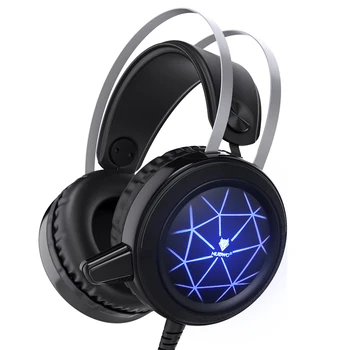 

Gaming Headphone with Mic USB Professional Gaming Stereo Sound Headset with LED Noise Cancellation for PC Laptop