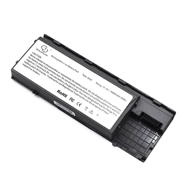 Golooloo 4400mah 6 Cells Laptop Battery For Dell Latitude D6 D630 D631 Kd491 Kd492 Kd494 Kd495 Pc764 Pc765 Pd685 Rd300 Tc030 Battery For Dell Laptop Battery6 Cell Laptop Battery Aliexpress