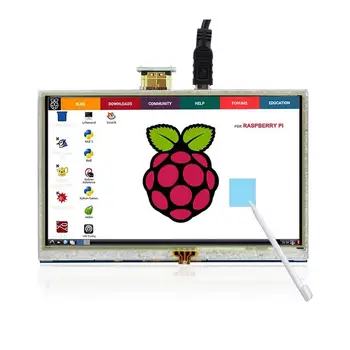 

Pastall 5 Inch Raspberry Pi Screen Touchscreen 800x480 TFT LCD Display HDMI Interface for Raspberry Pi 4B 3B+ 3B 2B