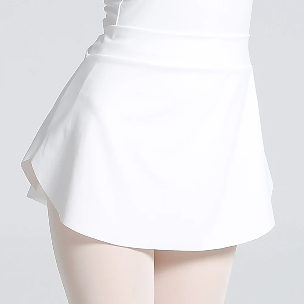 Adult Ballet Skirt Women Ballerina Bullet Point Skirt High Elastic Waist Ballet Dress Side Split Dance Wear