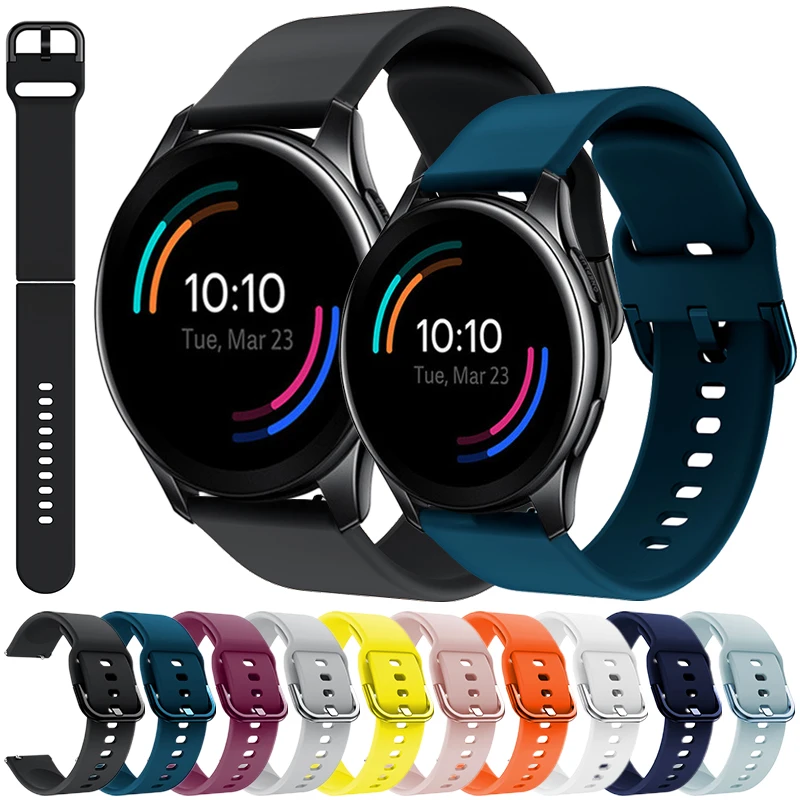 Cinturino In Silicone 22Mm Cinturino Per Oneplus Watch Smartwatch Cinturino Sportivo Di Ricambio Per One Plus Accessori Per Cinturino