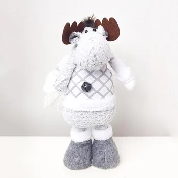 

Christmas Decorations Christmas Tall Plush Toys Retractable Dolls Ronament Hanging Home Decoration