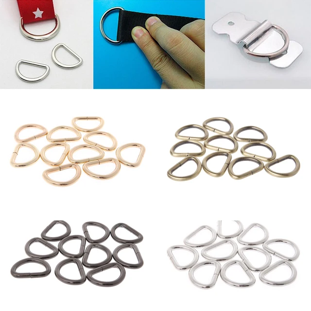 Small D Rings 150-Pack 1/2