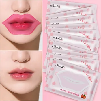 

1pc Red Pomegranate Collagen Lip Mask Hydrating Lip Gel Mask Repairing Moisturize Lip Plumper Pump Essentials Lip Care