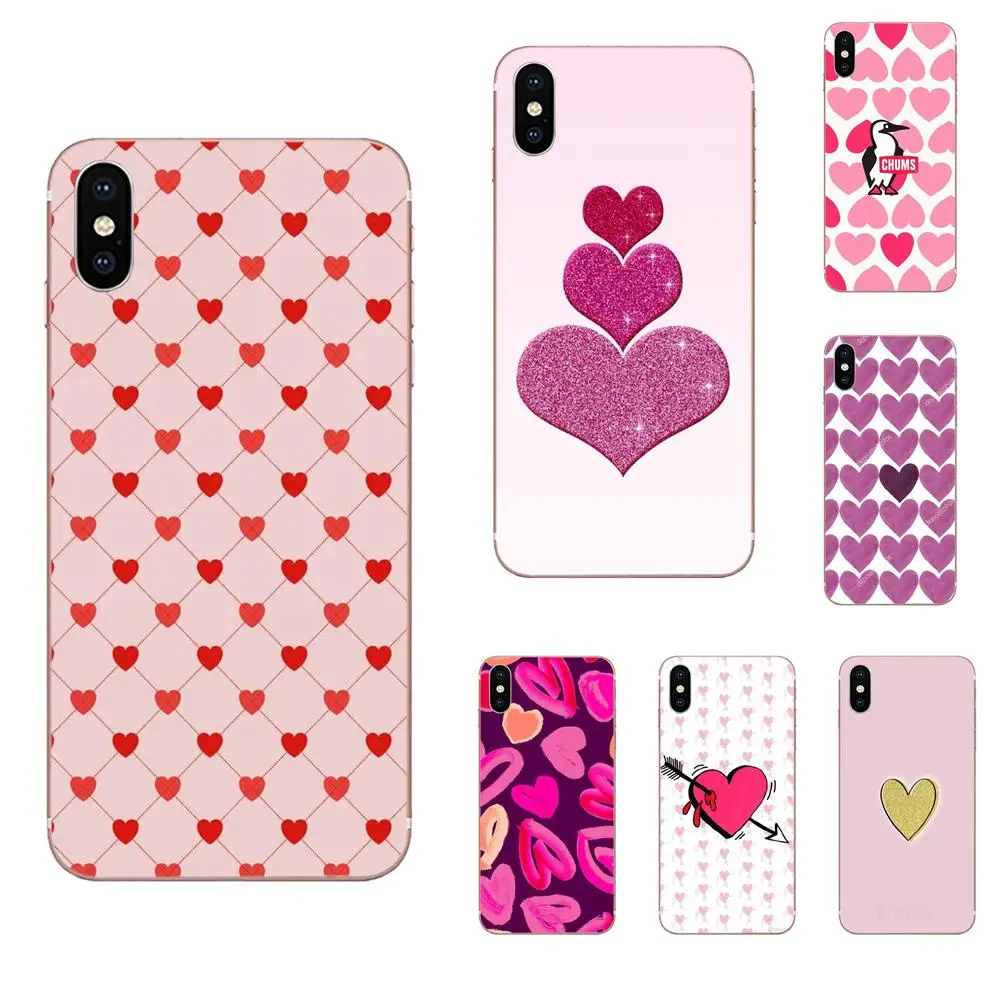 Тонкий чехол для Apple iPhone тонкий 4 4S 5 5C 5S SE SE2020 6 6S 7 8 11 Plus Pro X XS Max XR с красным розовым