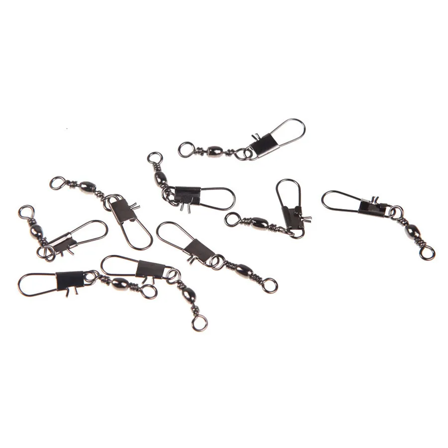 50pcs-10-Stainless-Steel-Fishing-Connector-Rolling-Barrel-Swivel-With-Safety-Snap-Solid-Rings-Tackle-Accessories (2)
