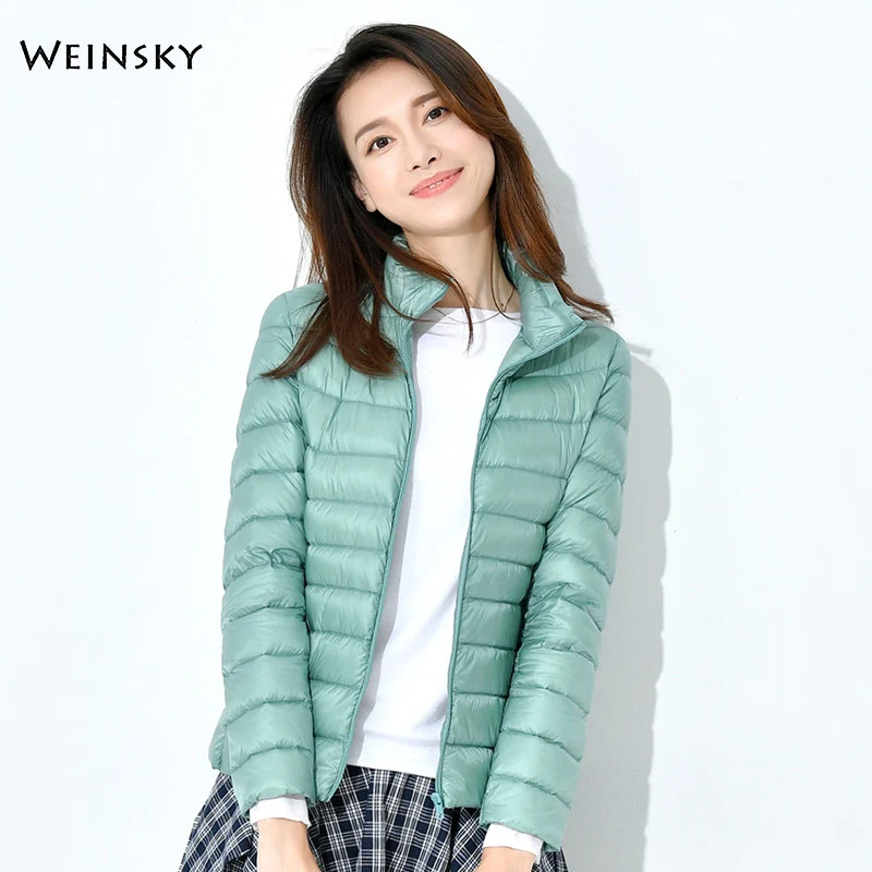 Beste Winter Vrouwen Ultralight Dunne Down Jas White Duck Down Jassen Lange Mouwen Warme Jas Parka Vrouwelijke Draagbare Uitloper