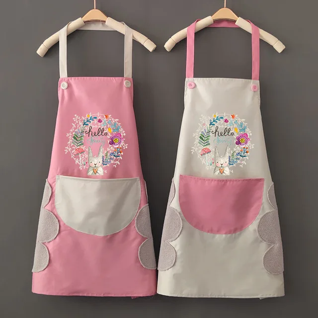 Japanese apron pink clay Aprons Home & Living Cleaning Supplies