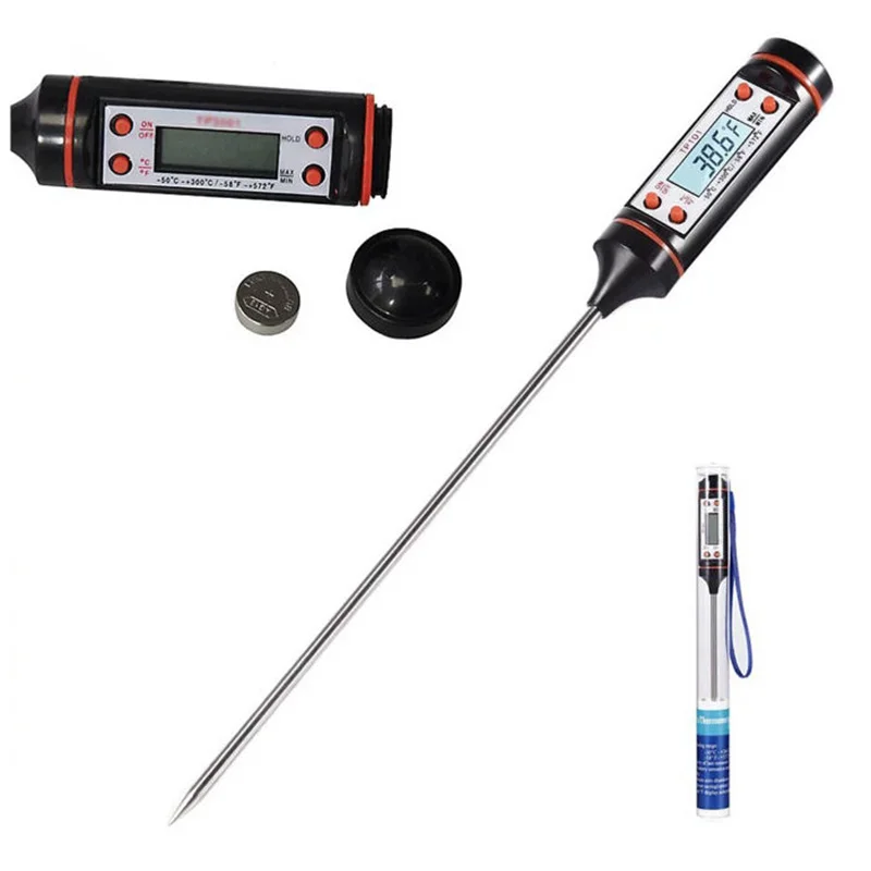 

Digital Meat Thermometer Cooking Food Kitchen BBQ Probe Water Milk Oil Liquid Oven Digital Temperaure Sensor Meter Thermocouple
