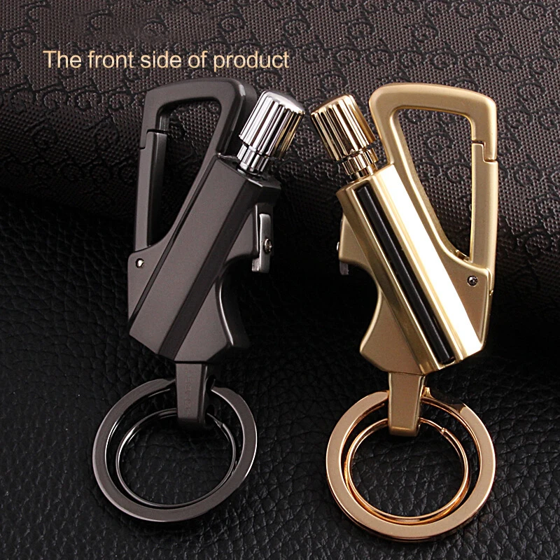 Honest metal lighter car keychain