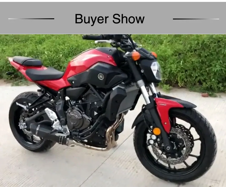 ZSDTRP для Yamaha MT07 FZ-07 MT-07 2013- выхлопная труба мотоцикла полная система Модифицированная Передняя средняя Соединительная труба глушитель