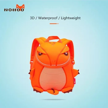 

NOHOO dinosaur Toddler Backpack Children School Bags Kids Cartoon Waterproof Kindergarten Preschool Backpack for Boys Toys Gifts