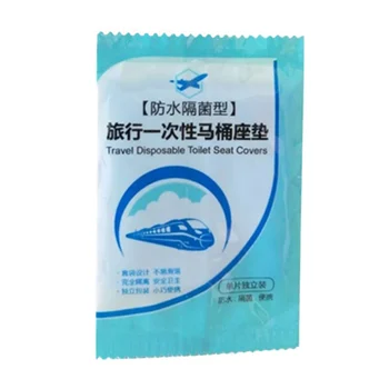 

25PCS Disposable Toilet Seat Covers Travel Protectors With Individually Wrapped For Adults Kids Potty Training Home Travel Using