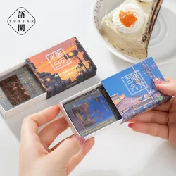 Island Rose Garden Scenery Waterproof PET Stickers Decorative Planners Scrapbooking Kid DIY Arts Crafts Paper Album