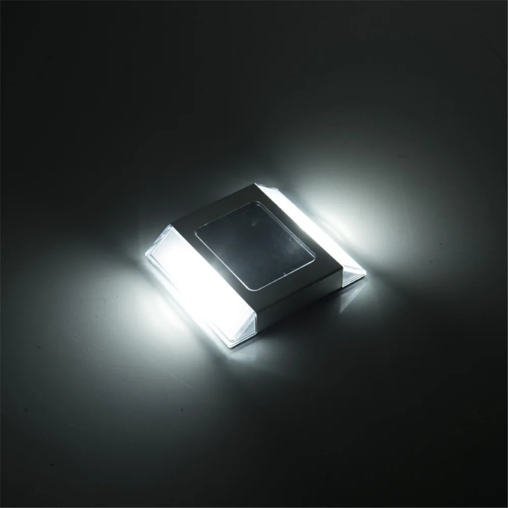 2LED Солнечный наземный светильник водонепроницаемый садовый тропинка светильник на солнечной батарее открытый двор подъездная дорожка газон дорога лестница лампа безопасности