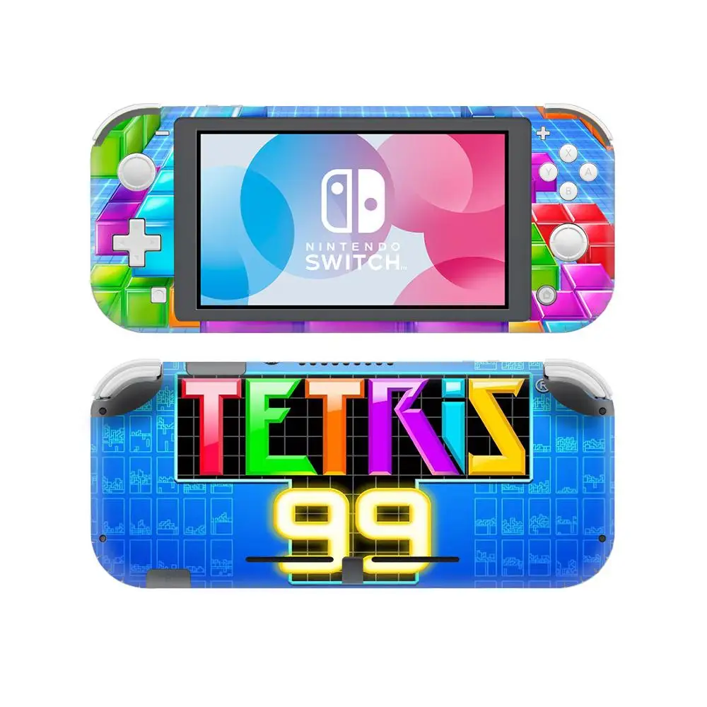 TETRIS 99 NSL наклейка на кожу для nintendo Switch Lite консоль и контроллер, переключатель, легкий протектор, Виниловая наклейка на кожу