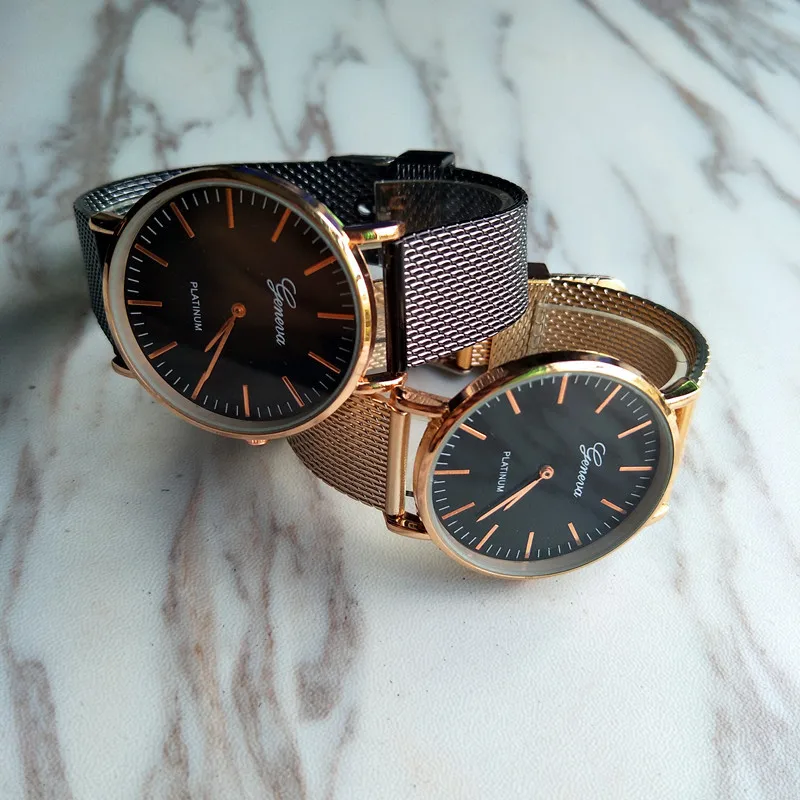 top luxury brand GENEVA Fashion Classic Women Watch Quartz Stainless Steel Wrist Watch Bracelet Watches Women Business relogio feminino reloj best gifts wholesale (5)