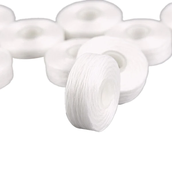 Floss Roll 10 рулонов Европейское качество Flosser встроенная катушка воск мятный
