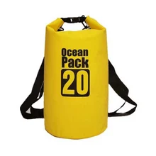 Плавающий Водонепроницаемый сухой мешок 5L/10L/15L/20L/30L Рулон Топ мешок держит снаряжение сухой непромокаемый рюкзак для каякинга рафтинг лодочного пляжа