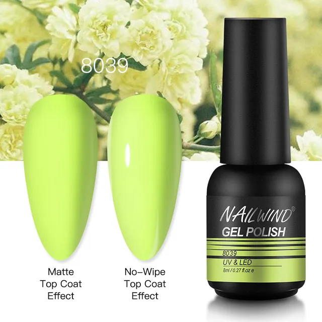 Nailwind Gel Nail Polish 8ml Semi Permanent Varnish Nail Art All for Manicure Need UV LED lamp Base Top coat Nails Gel Polish NE118039