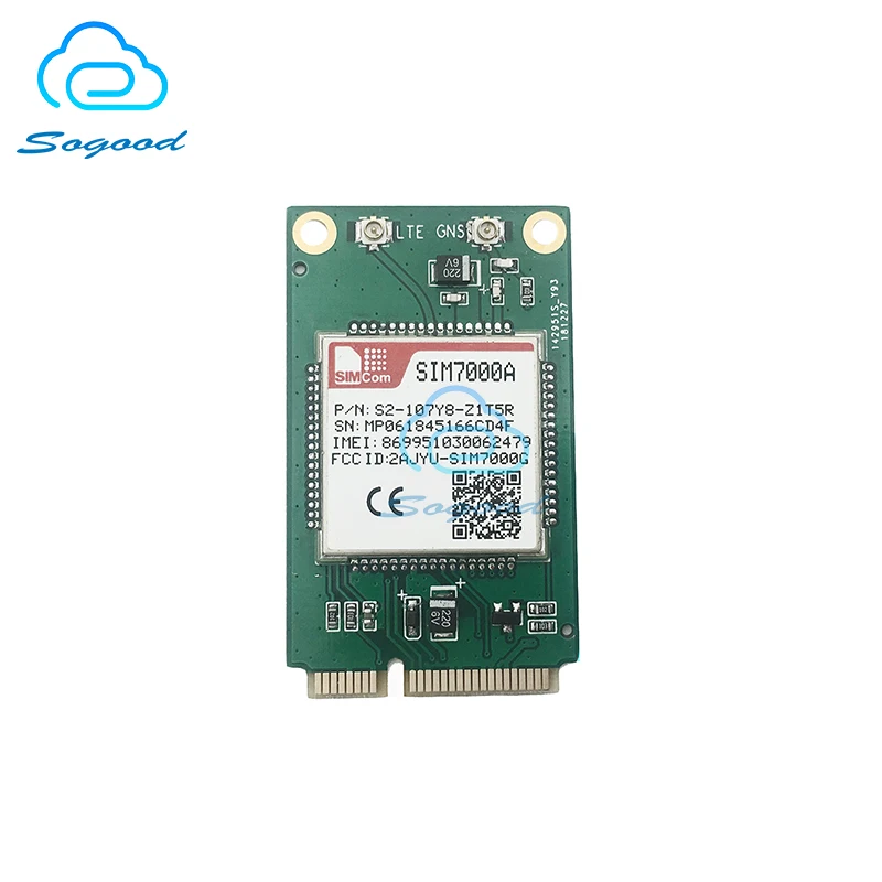 SIMCOM SIM7000A B2/B4/B12/B13 NB-IoT мини-модуль pcie LTE (eMTC) GNSS (GPS GLONASS) конкурентоспособный с SIM900 и
