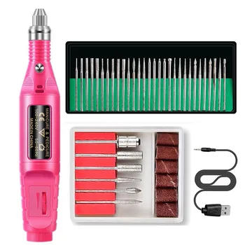 

Professional Electric Nail Drill Nail Tip Manicure Machine Nail Drill Pedicure 36bits Drill Nail Art Pen Nail File Nail Art Tool