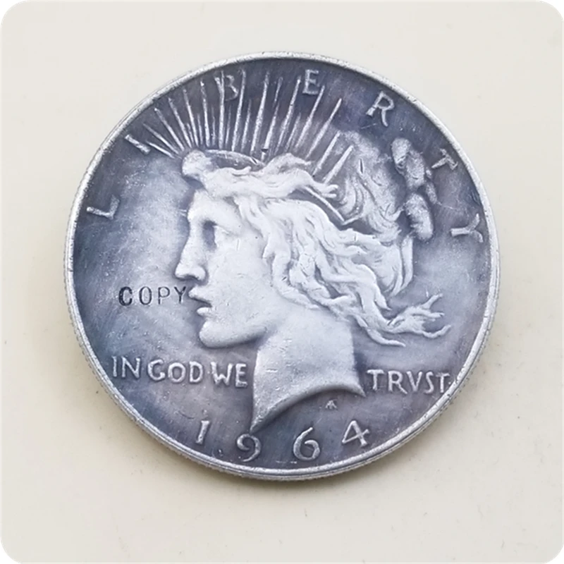 США 1922,1964 мира копия доллара монета