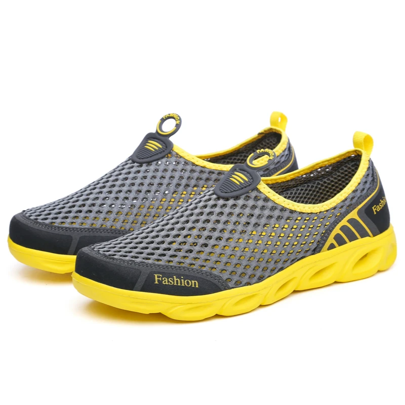 Мужская повседневная обувь кроссовки модные дышащие летние пляжные для отдыха