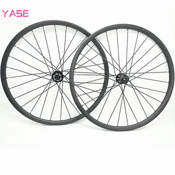 

27.5 wheelset 35x25mm tubeless carbon mtb disc wheels boost Fron 110x15 Rear 142x12 mtb disc wheelset pillar1423