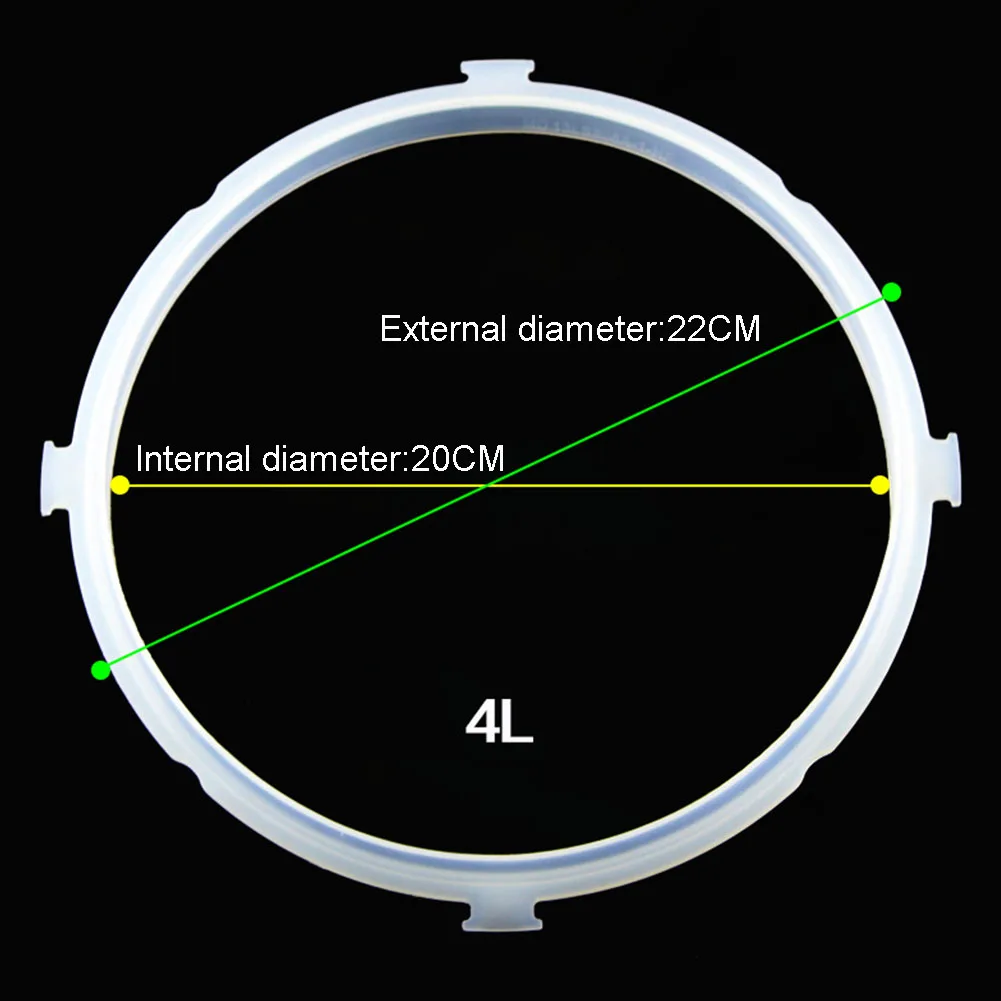 Замена силиконового давления кухонные прокладки резиновые прозрачные электрические скороварки прокладка для кухонных инструментов