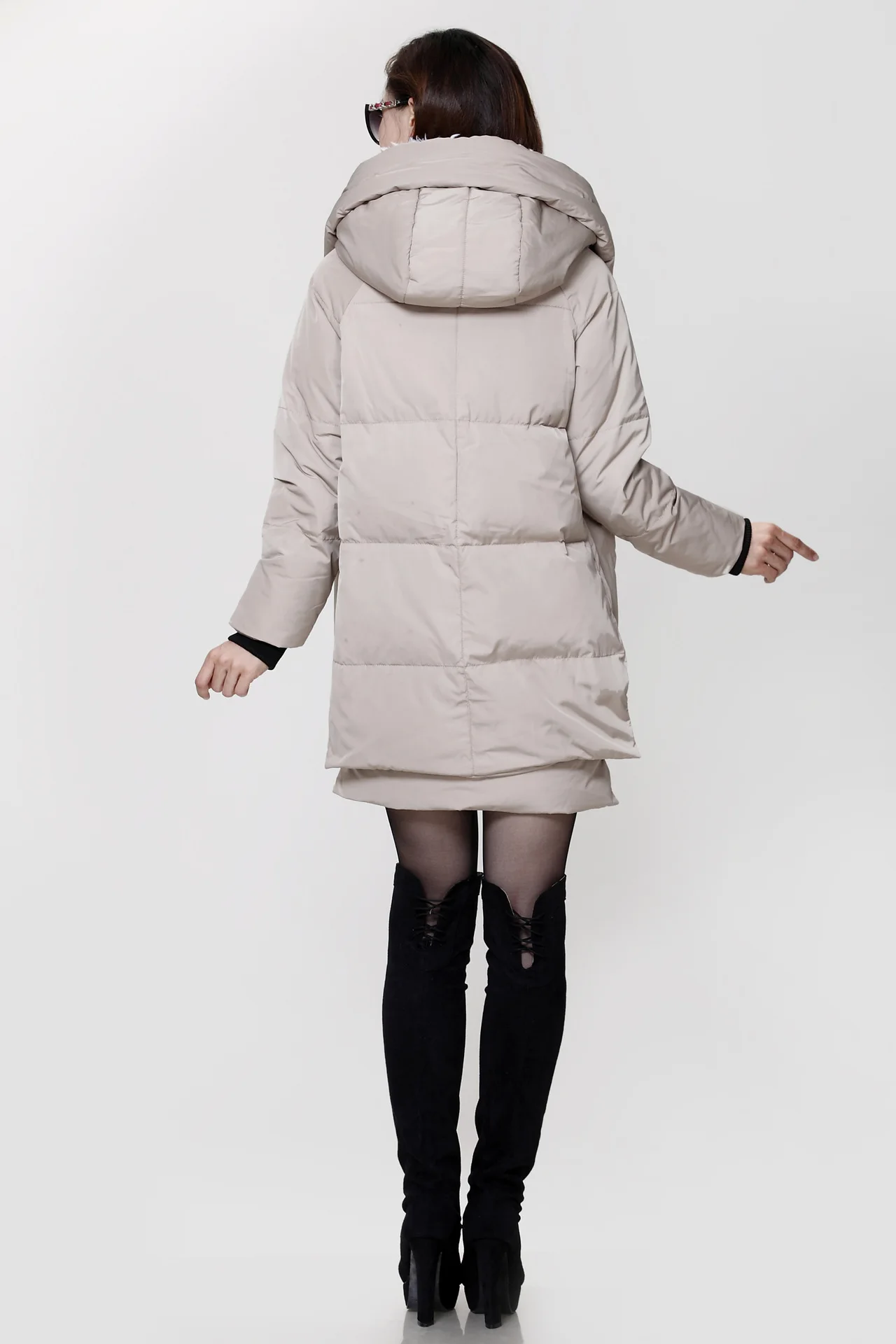 Зимнее пальто для беременных с длинным капюшоном, утепленный пуховик, повседневное пальто для беременных женщин, одежда для беременных, верхняя одежда, большие размеры S-5XL