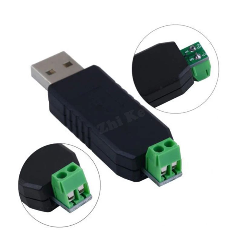 Переходник с USB на RS485 485 адаптер поддержкой Win7 XP Vista Linux Mac OS WinCE5.0 CH340 чиповый модуль