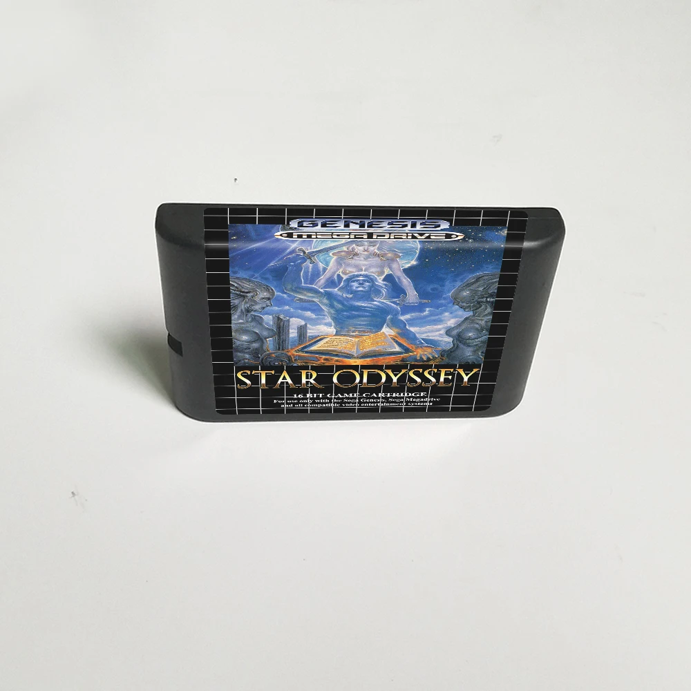 Звездная одиссея (Батарея сохранить)-16 бит MD карточная игра для Sega Megadrive игровой