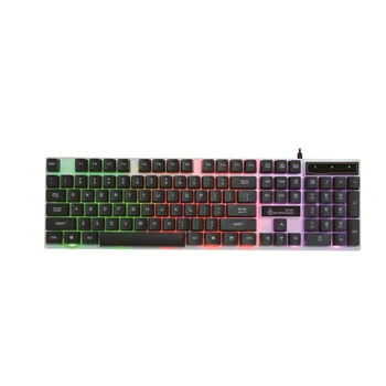 

Wired Glowing Backlit Gaming Keyboard Computer Desktop Mechanical Feeling Keypad