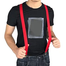 Женский и мужской светодиодный светильник для ночного бега, Нескользящие подтяжки, регулируемые эластичные одноцветные подтяжки для спорта на открытом воздухе