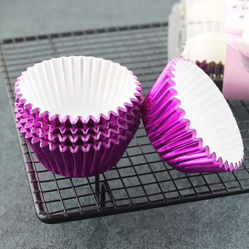 100PCS Thicken Muffin Biscuit Cookies Cupcake Paper Cups Liner Cake Decoration Party Tray Cake Mold Kitchen Accessories