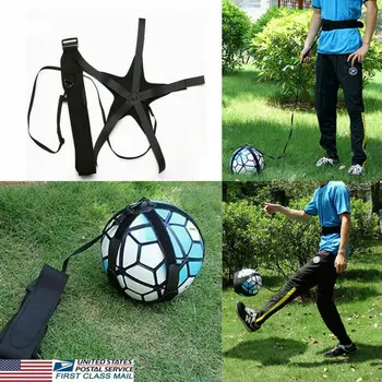 

Kid Sports Soccer Football Self Training Kick Practice Trainer Assistance Adjustable Waist Belt Equipment Kick