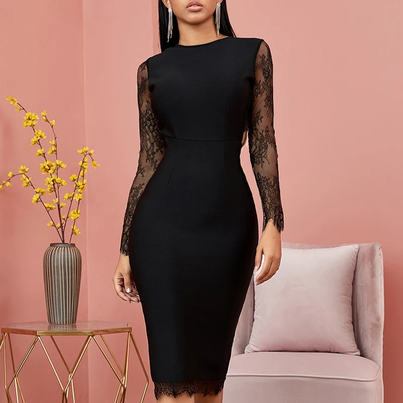 Adyce-2020-novo-ver-o-rendas-manga-longa-bandagem-vestido-feminino-sexy-oco-para-fora-preto