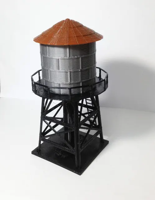 Outland Models Trackside Water Tower HO Scale 1:87 Train Railway Layout 2