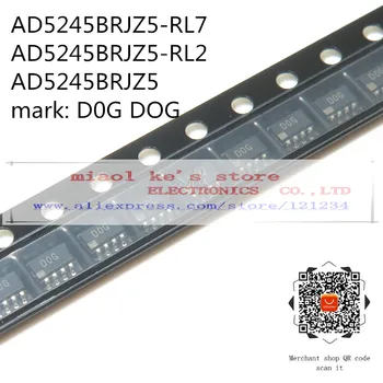 

[5pcs-10pcs]100%New original: AD5245BRJZ5-RL7 AD5245BRJZ5-RL2 AD5245BRJZ5 mark: D0G DOG - IC DGTL POT 5KOHM 256TAP SOT23-8