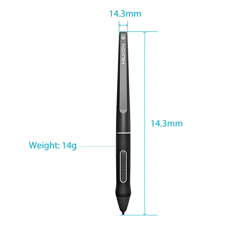 HUION-Caneta sem bateria, caneta digital para desenhar